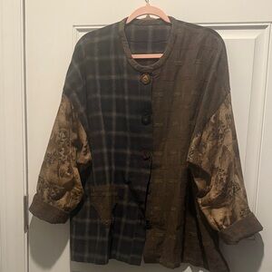 CUSTOM MADE Brown & Olive Women's Jacket
